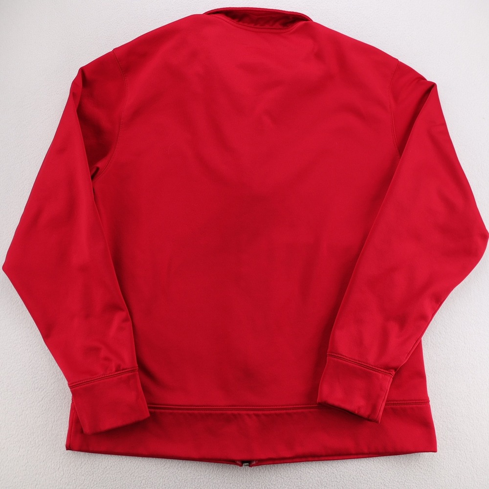 Sport-Tek Mens Jeep Logo Full Zip Fleece Lined Track Jacket Red‎ Size Medium - Picture 6 of 10